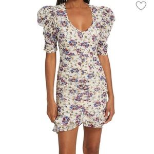 ISABEL MARANT ÉTOILE Sireny Floral Ruched Dress